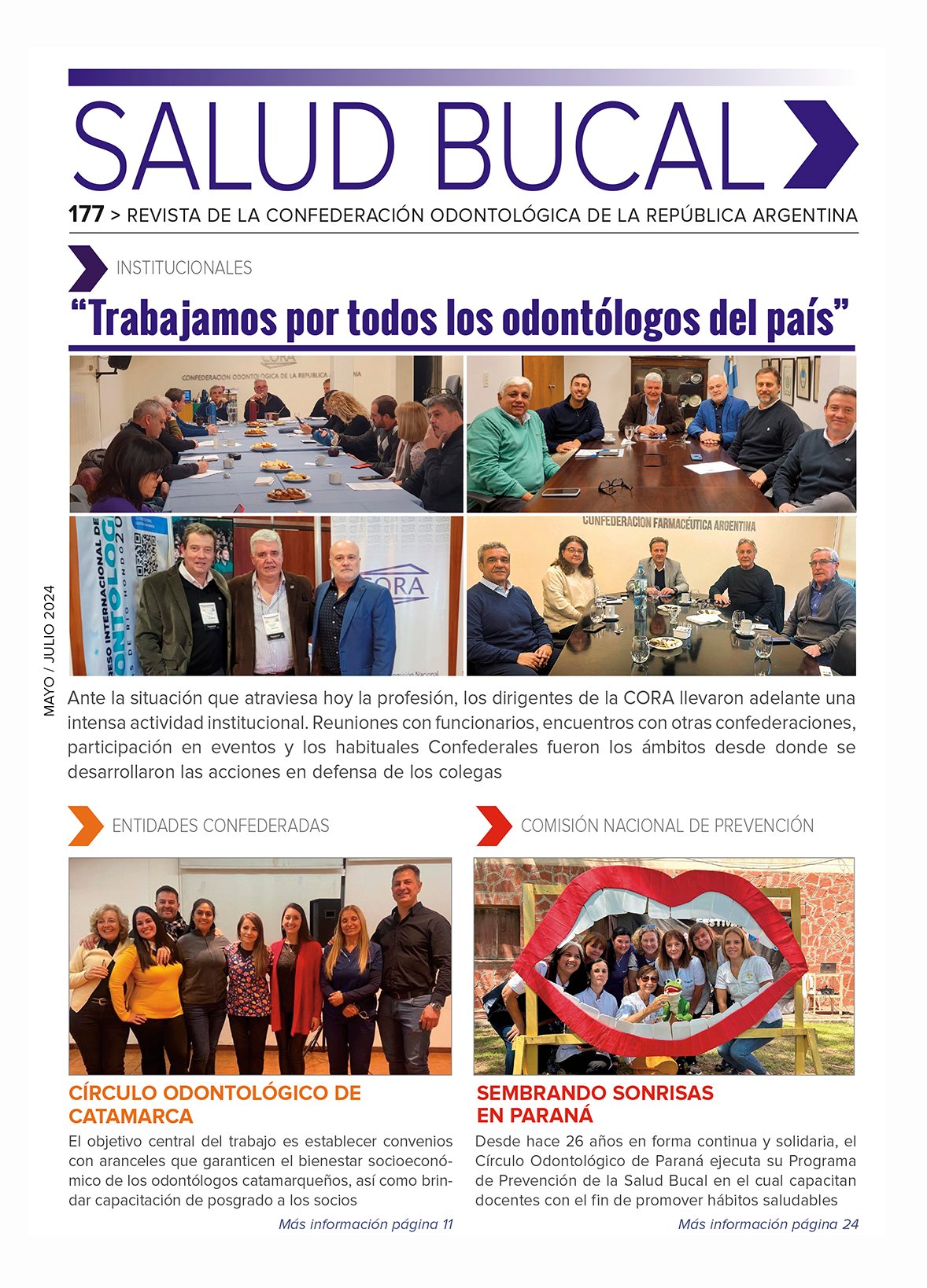 Portada de Revista Salud Bucal N° 177